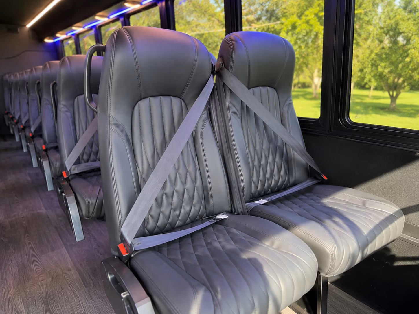 18 passenger minibus inside