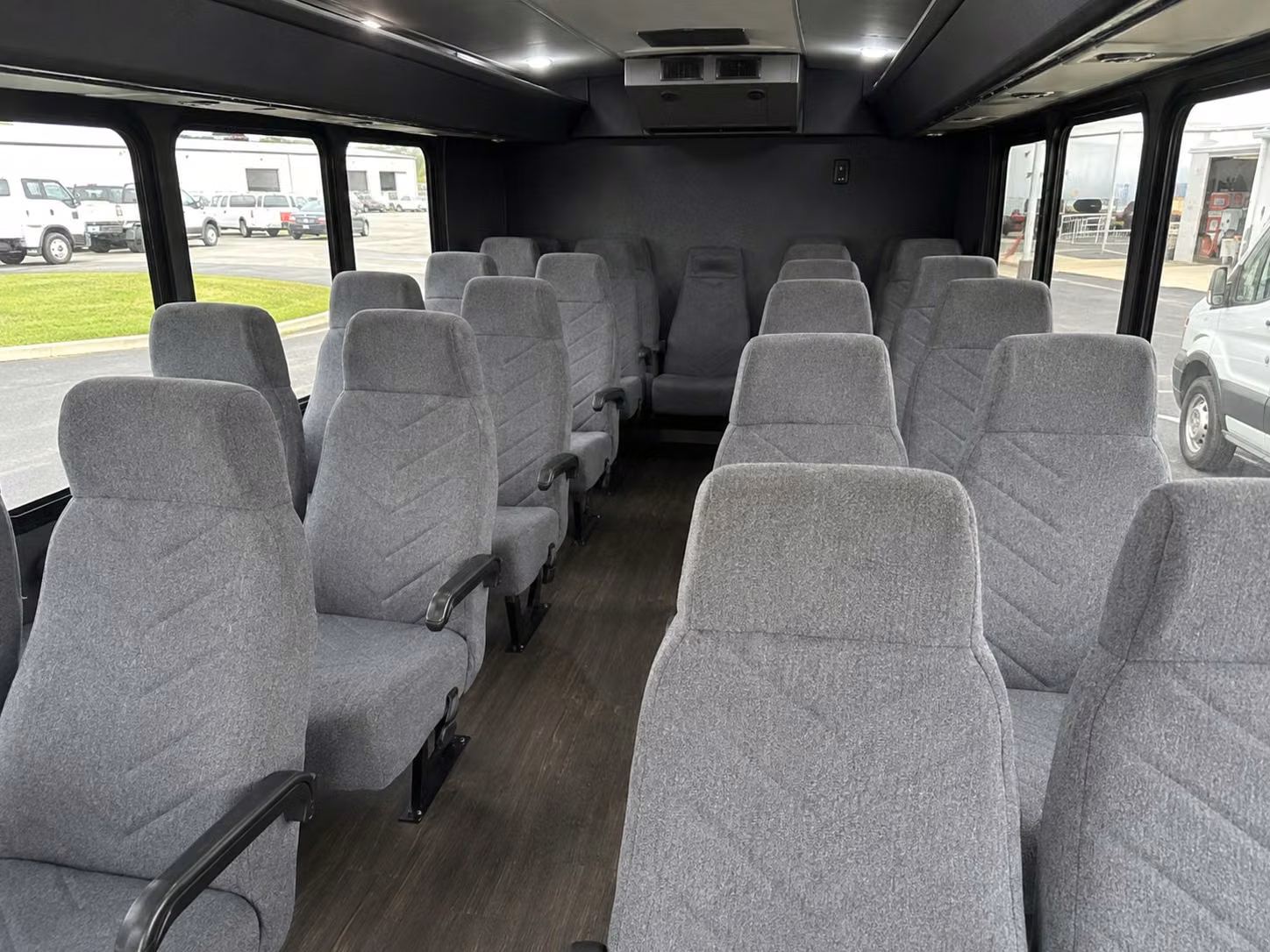 18 passenger minibus interior