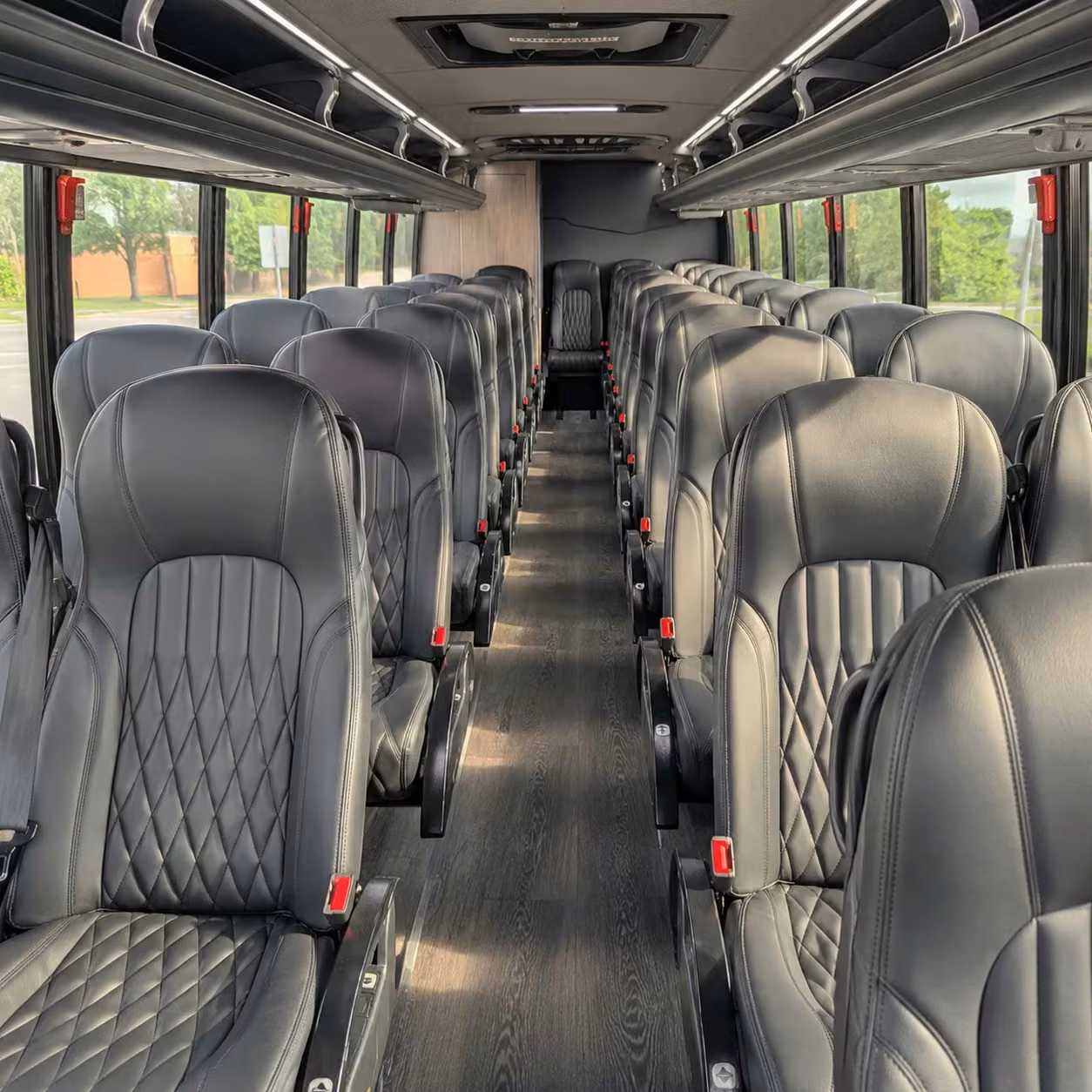 35 passenger minibus inside