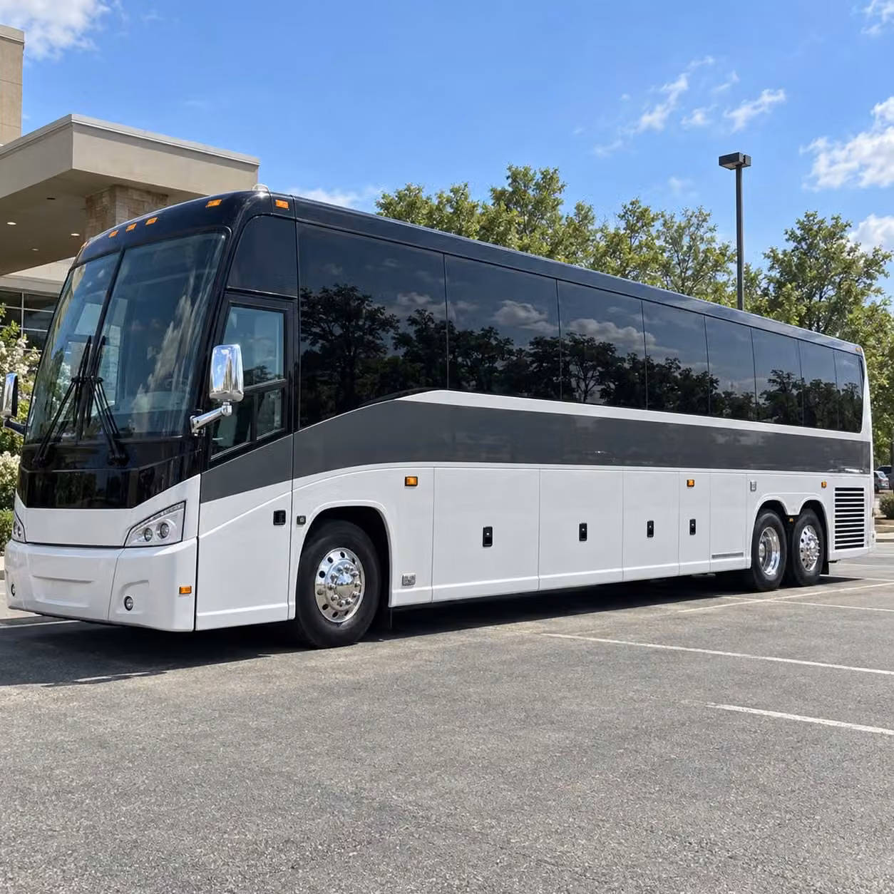 oakley corporate groups get to work smarter with charter bus shuttles