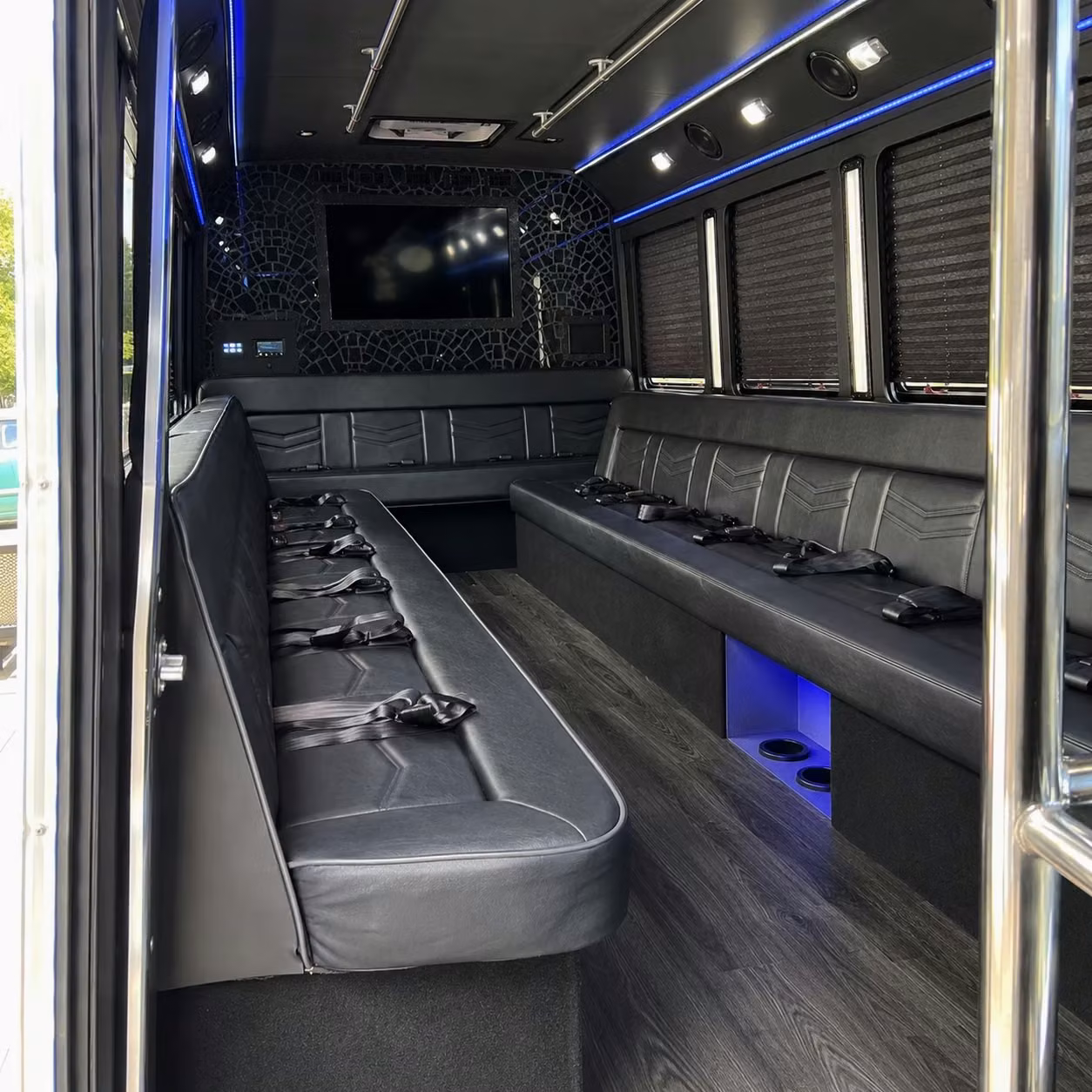 oakley prom party bus rentals ride in style from delta vista middle school all the way to your venue