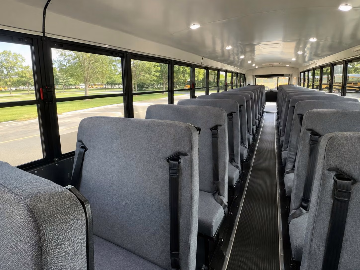 school bus interior